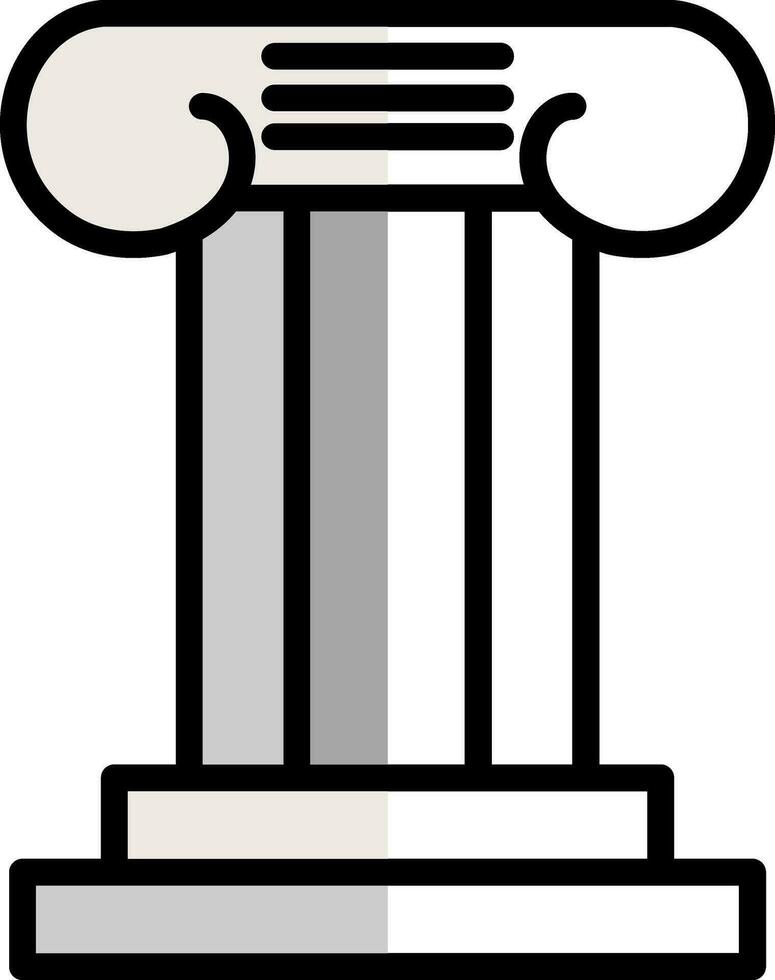 Column Vector Icon Design