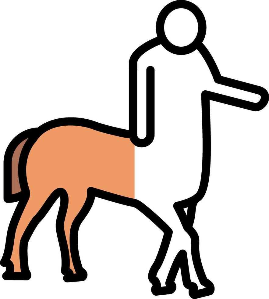 Centaur Vector Icon Design