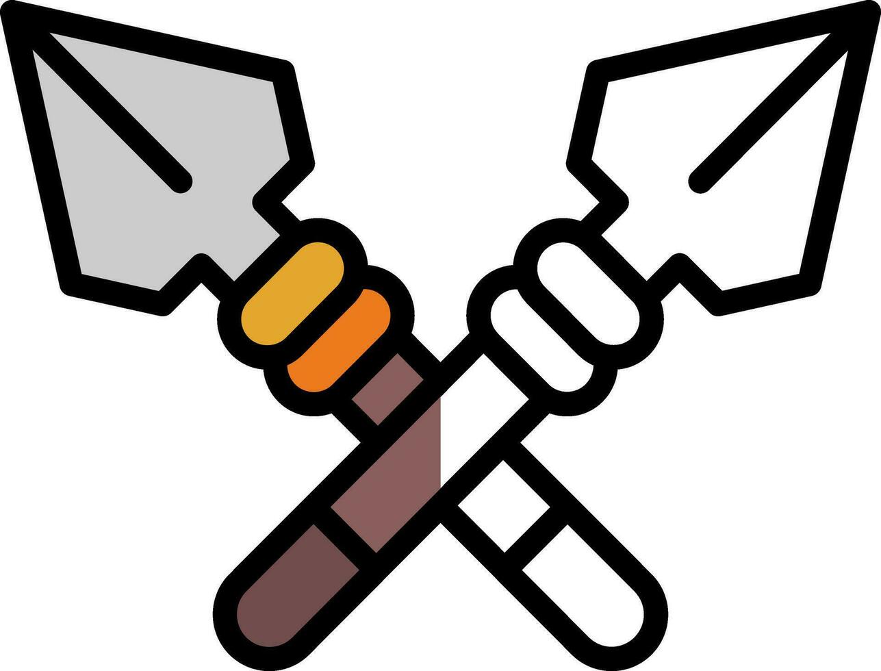 Spear Vector Icon Design