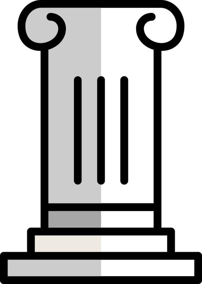 diseño de icono de vector de columna