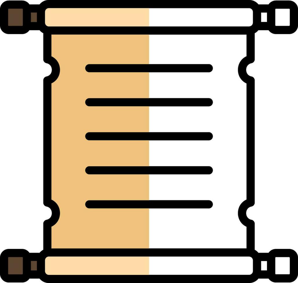 Parchment Vector Icon Design