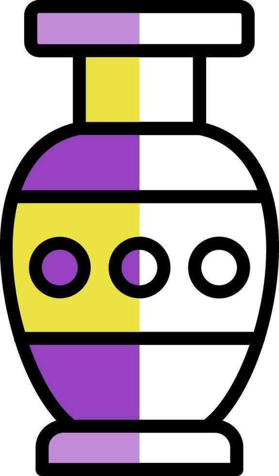 Vase Vector Icon Design