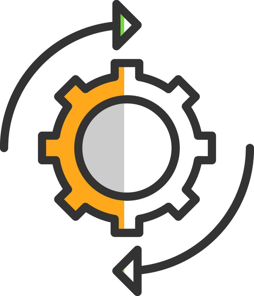 Workflow Vector Icon Design