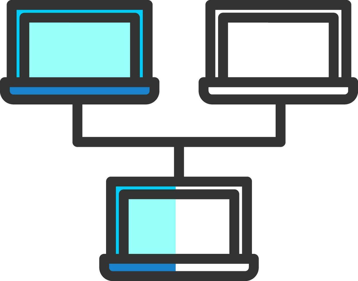 Local network Vector Icon Design