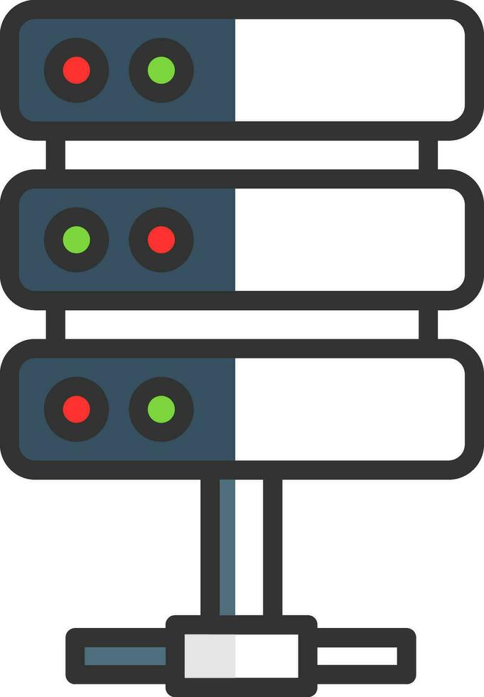 Server Vector Icon Design