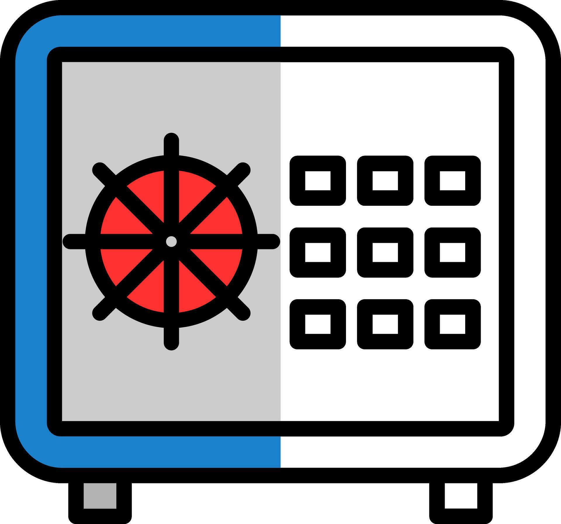 Safe locker Vector Icon Design 25952954 Vector Art at Vecteezy