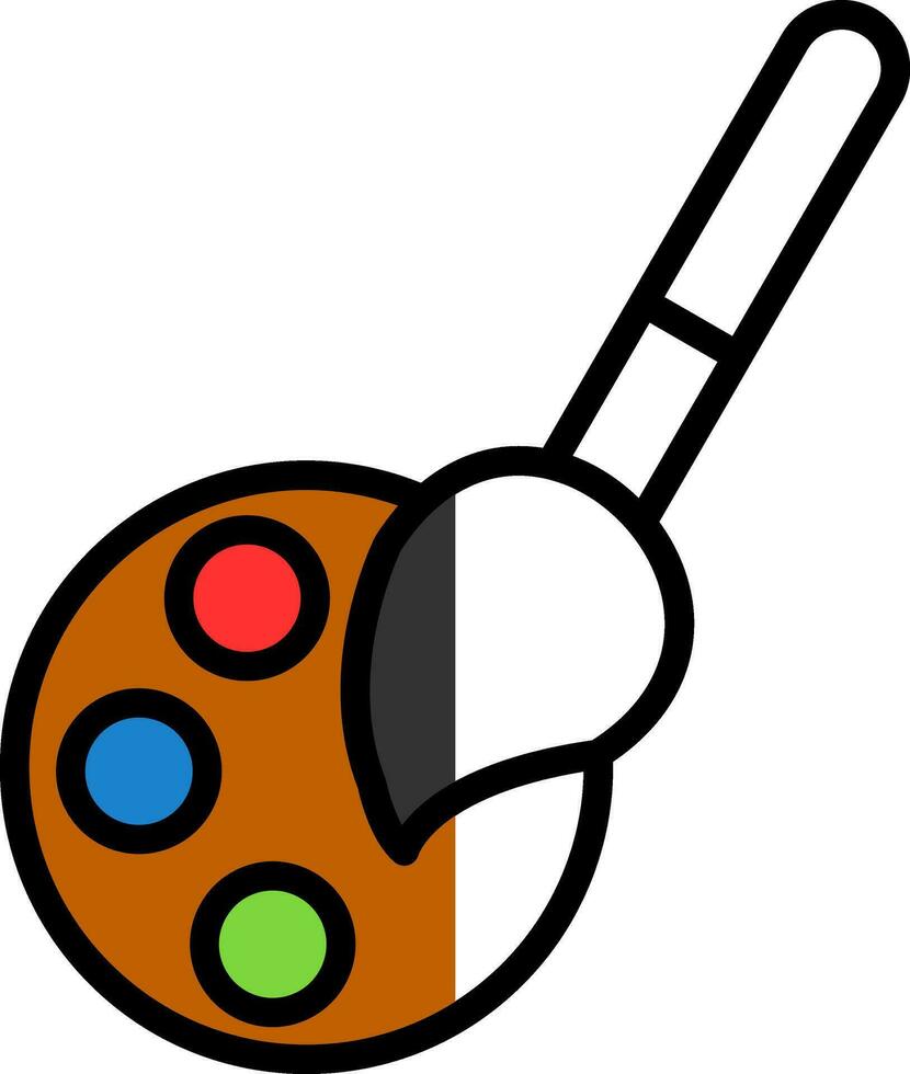 Painting Vector Icon Design