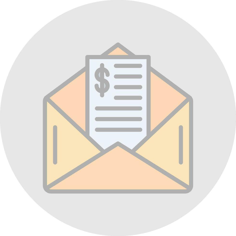 Paycheck Vector Icon Design