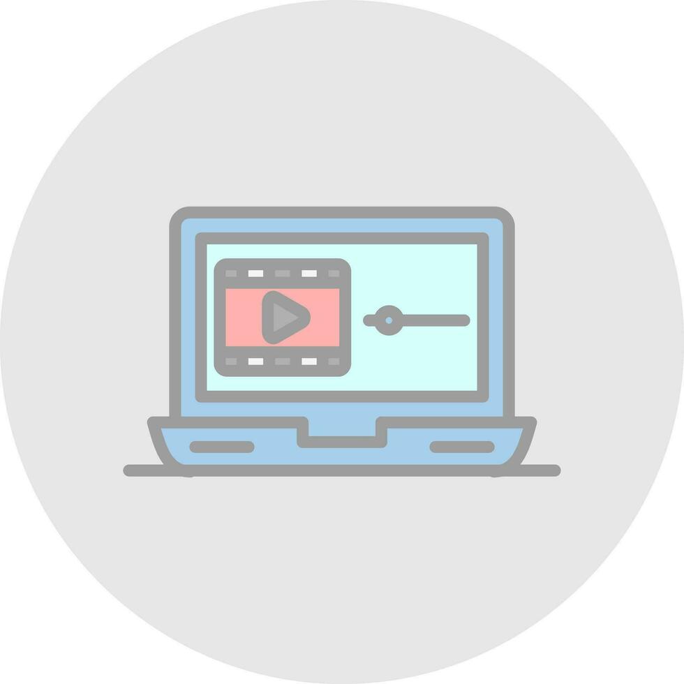 Video player Vector Icon Design