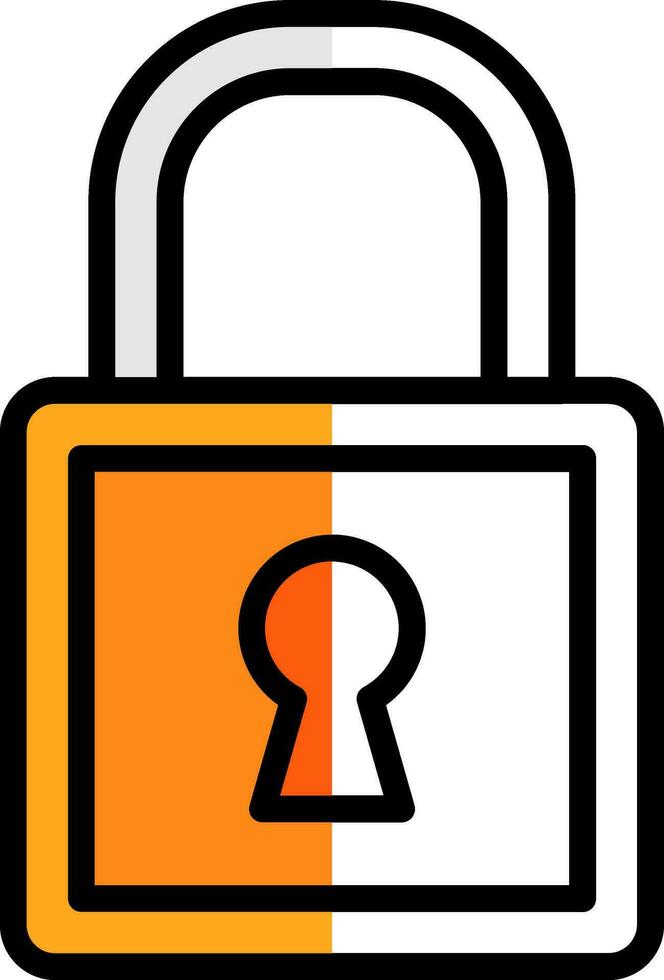 Padlock Vector Icon Design