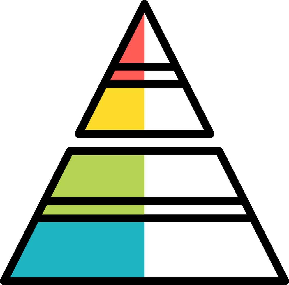 Pyramid Vector Icon Design