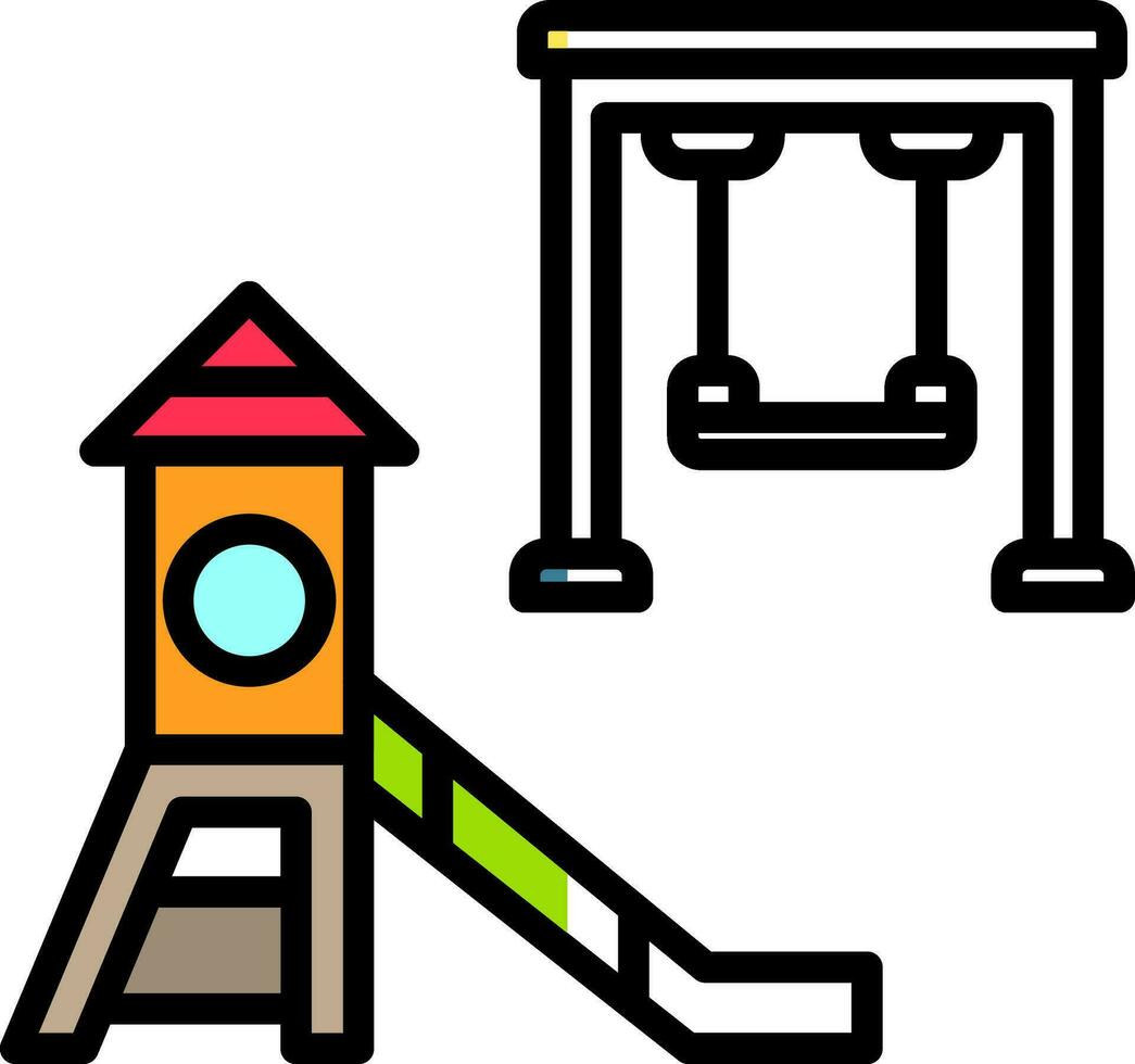 Playground Vector Icon Design