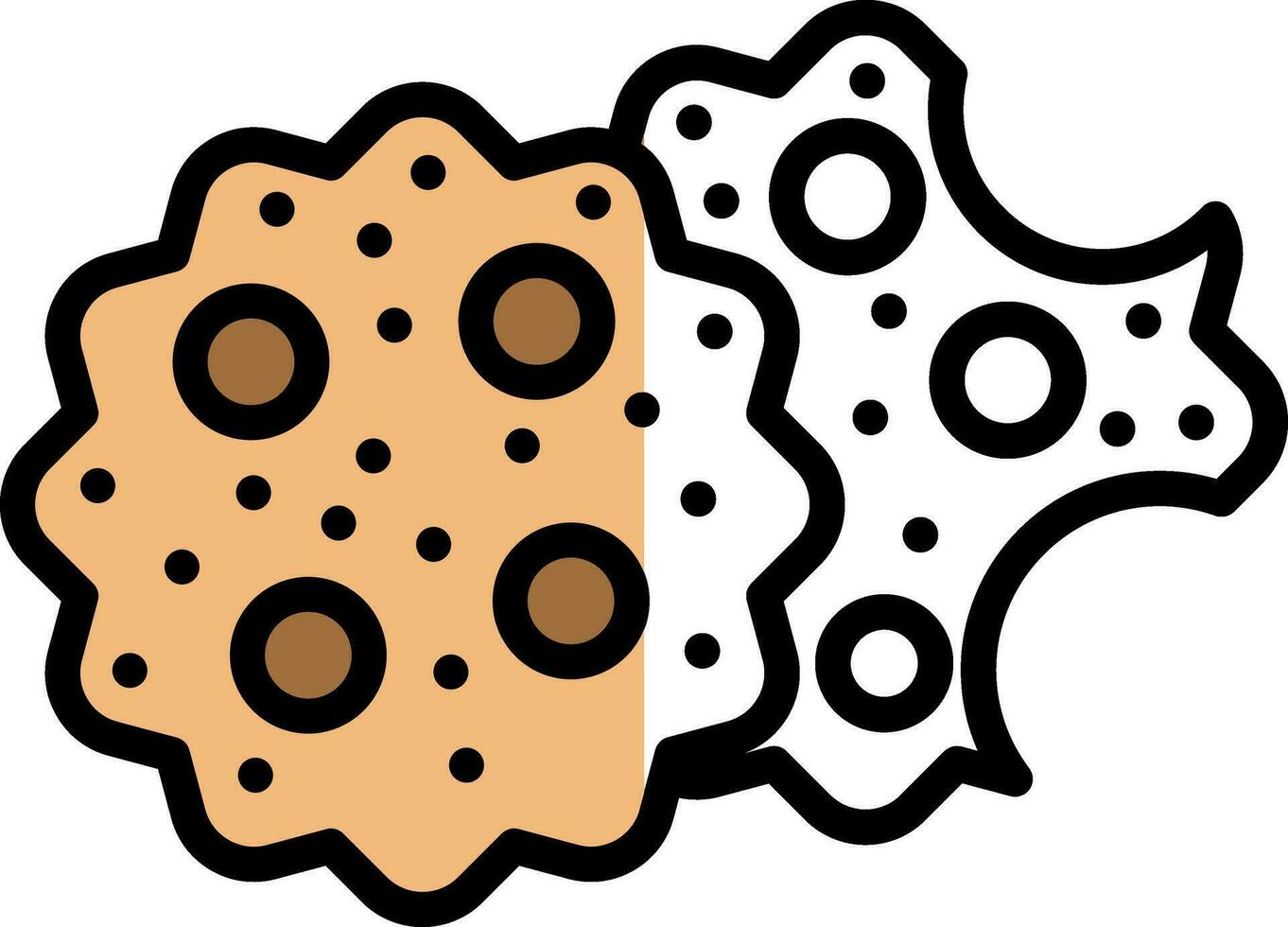 Cookies Vector Icon Design