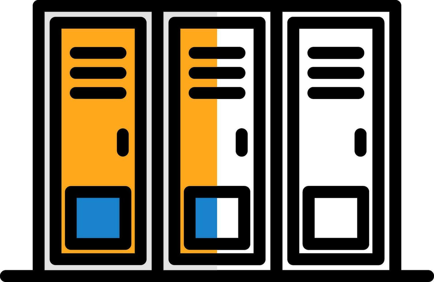 Locker Vector Icon Design