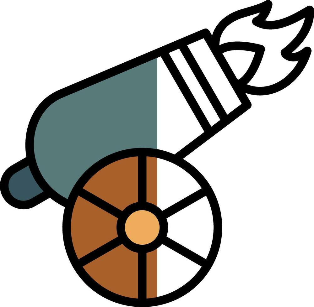 Cannon Vector Icon Design