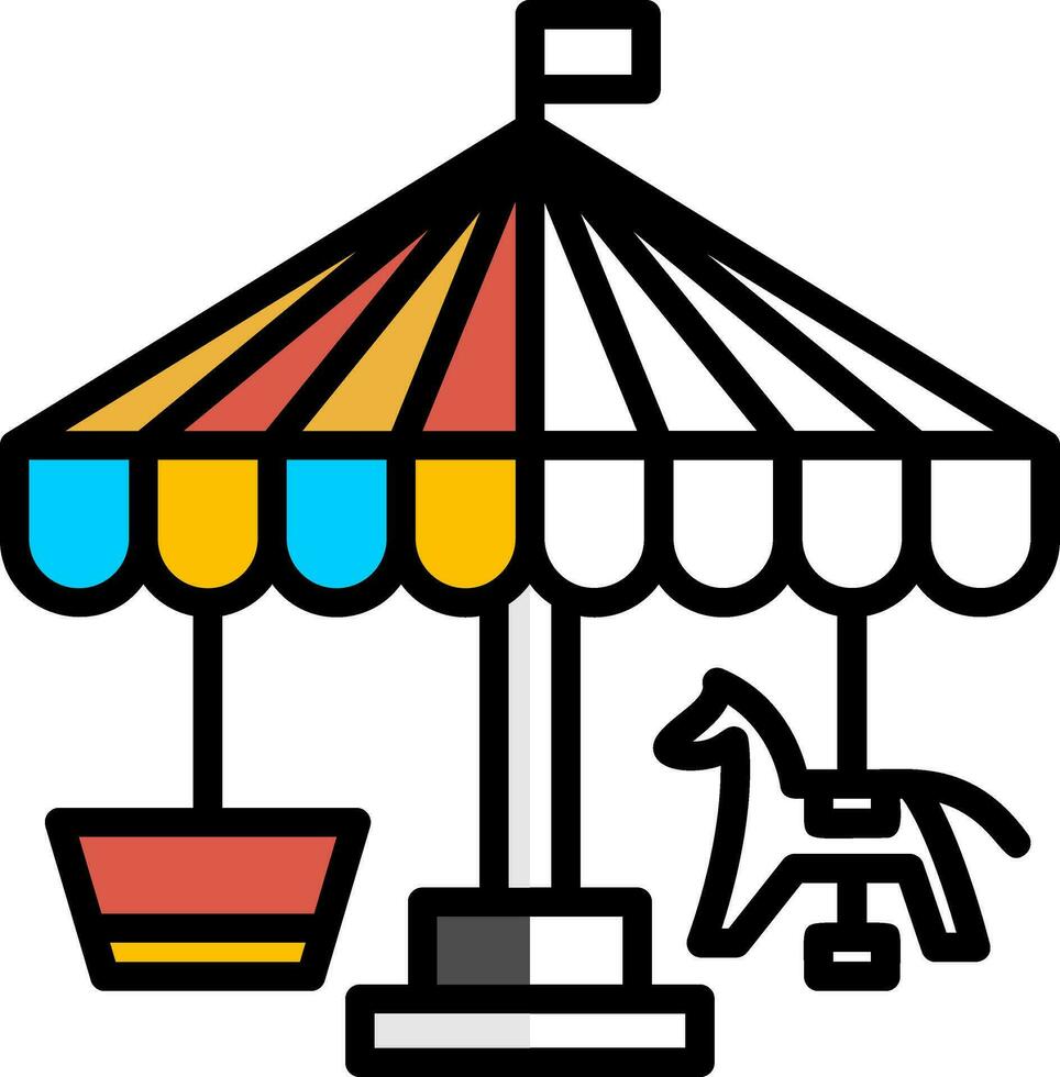 Carousel Vector Icon Design