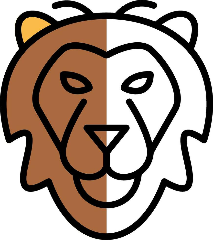 Lion Vector Icon Design