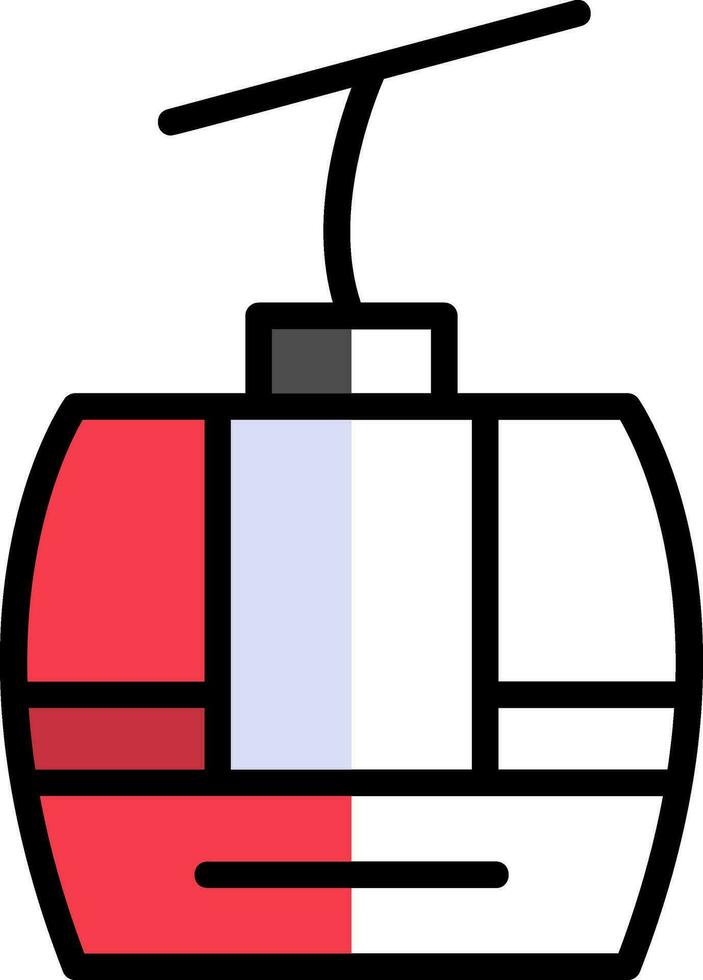 Gondola Vector Icon Design