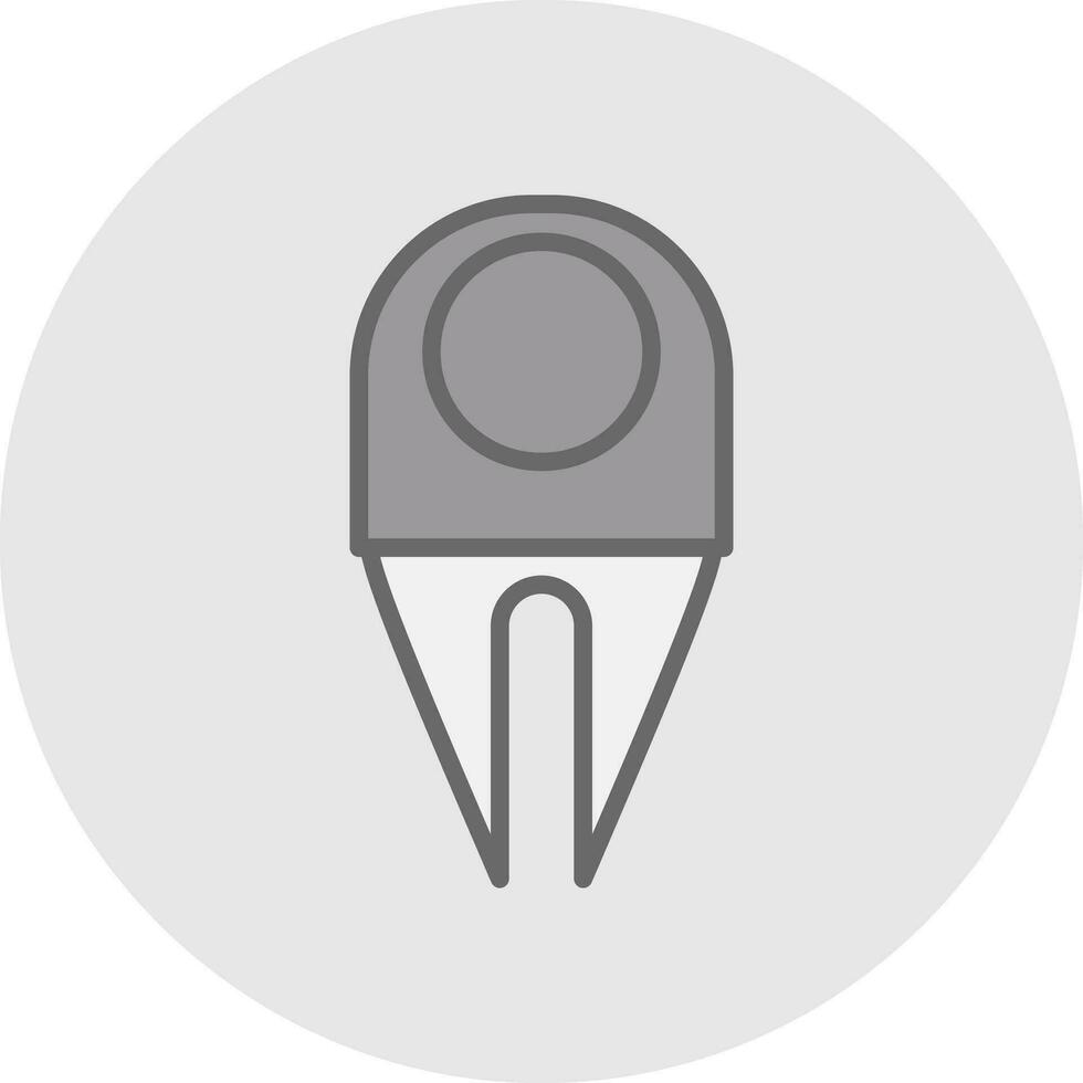 Divot Vector Icon Design