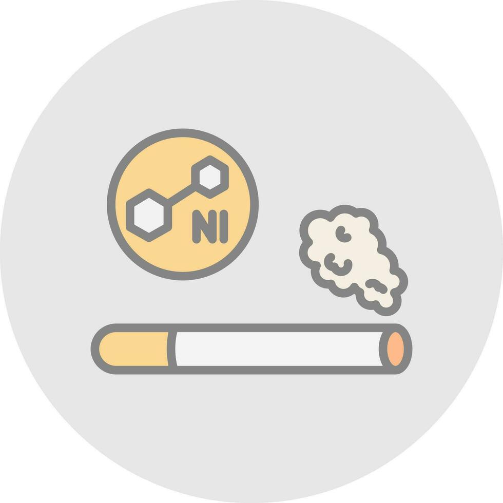 Nicotine Vector Icon Design