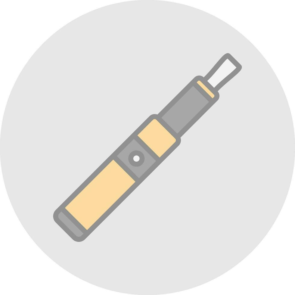 Electronic cigarette Vector Icon Design