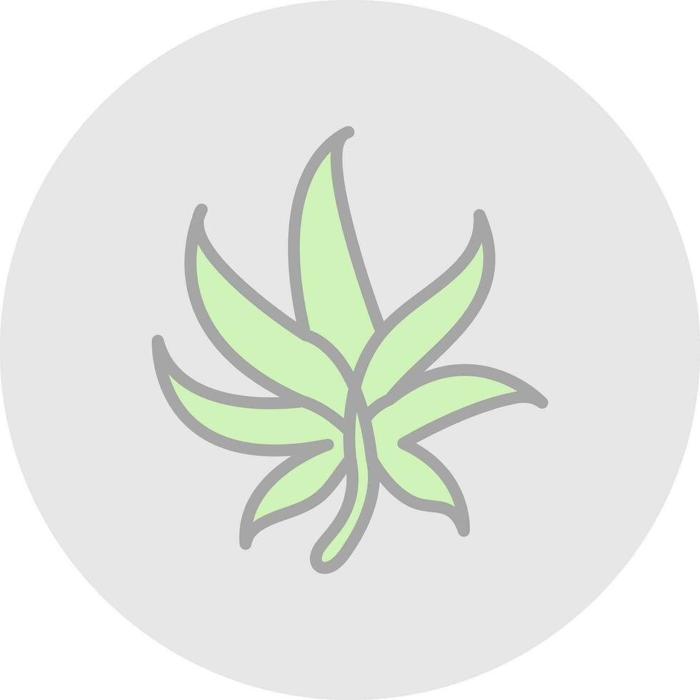 Weed Vector Icon Design