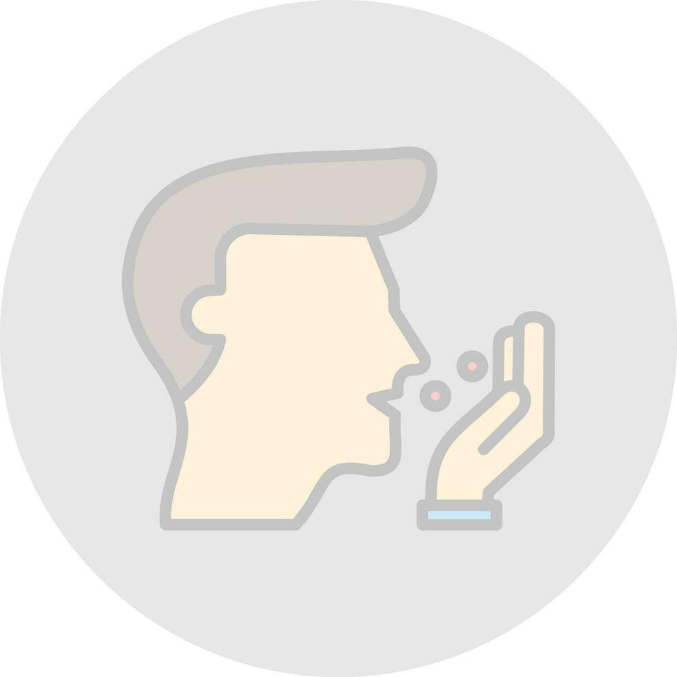 Cough Vector Icon Design