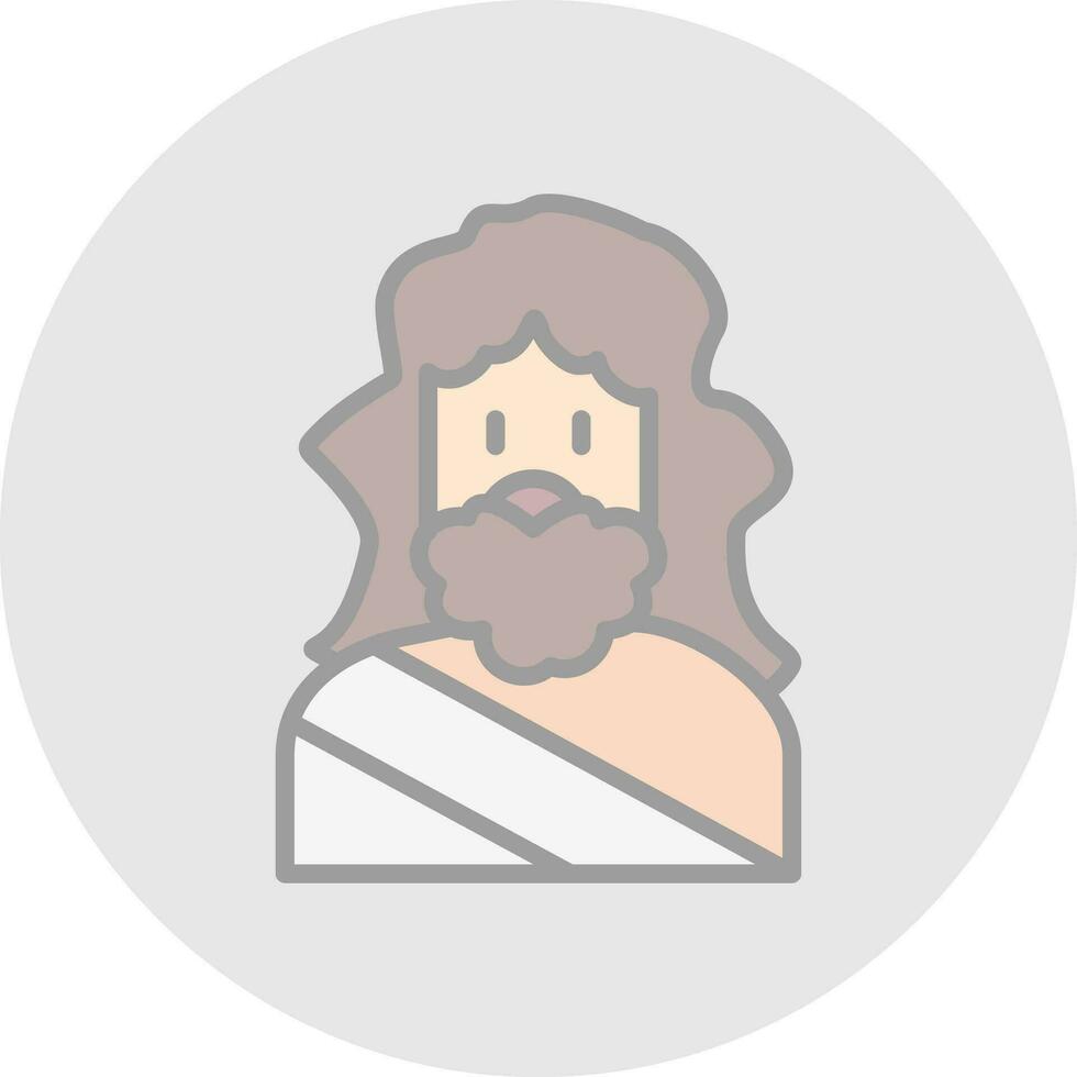 Zeus Vector Icon Design