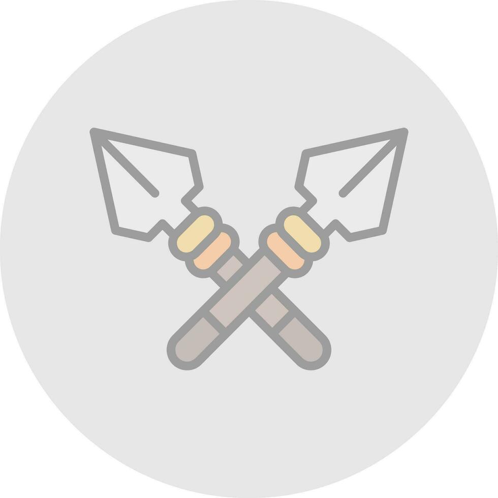 Spear Vector Icon Design