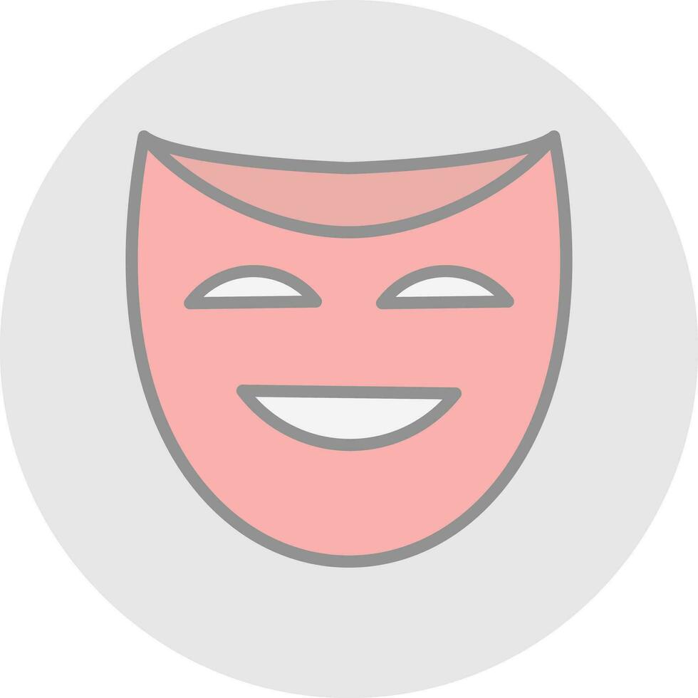 Theater masks Vector Icon Design