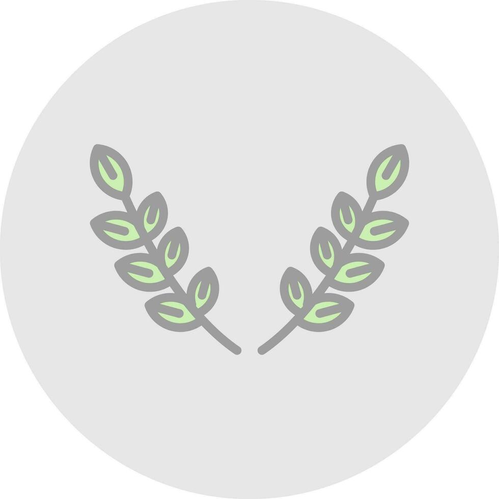 Laurel Vector Icon Design