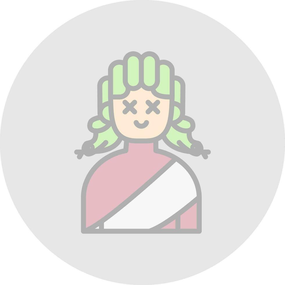 Medusa Vector Icon Design