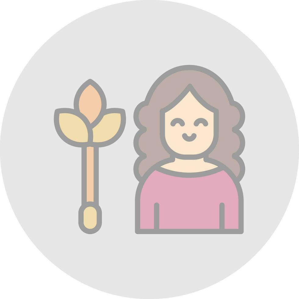 Hera Vector Icon Design
