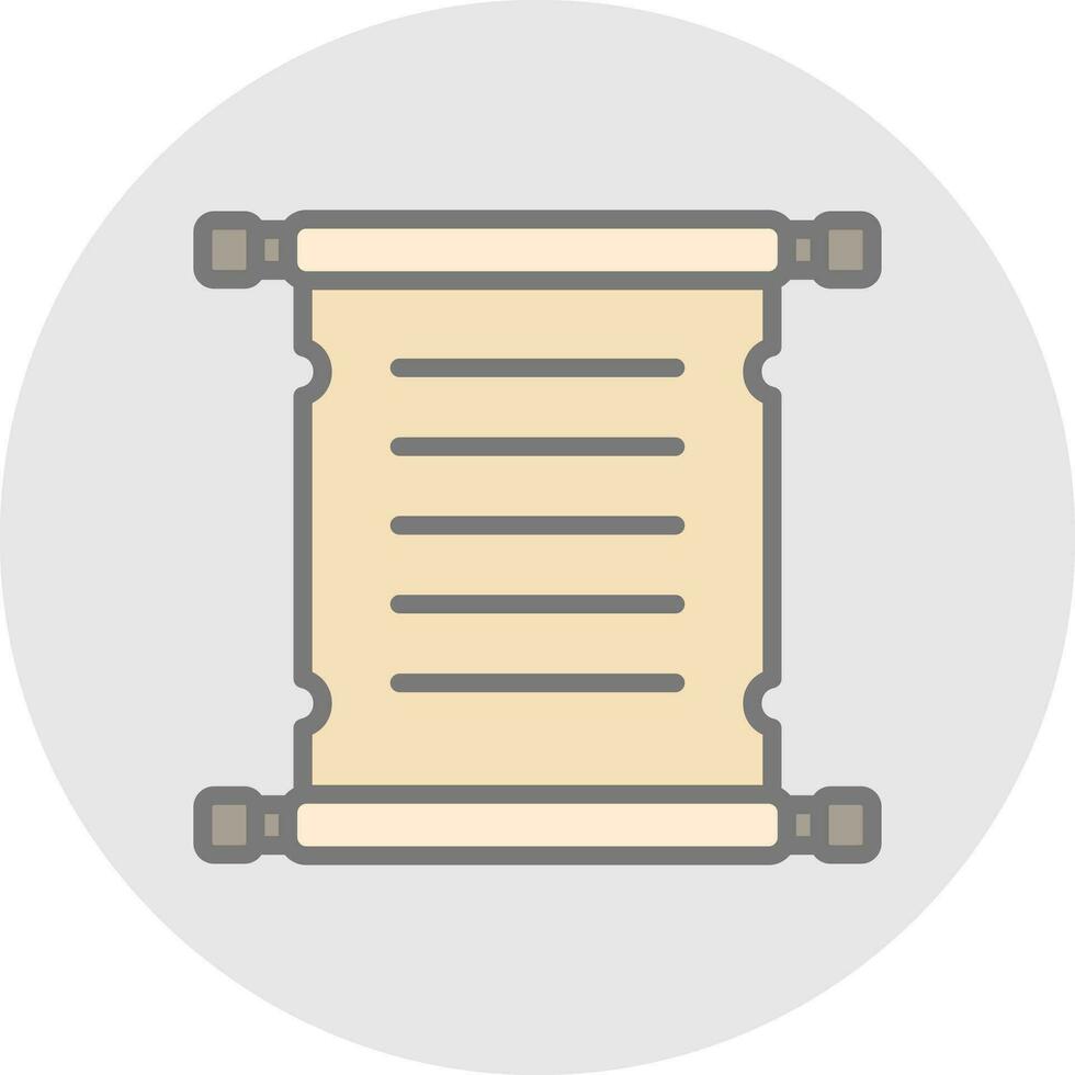 Parchment Vector Icon Design