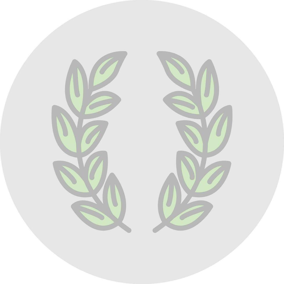 Laurel Vector Icon Design