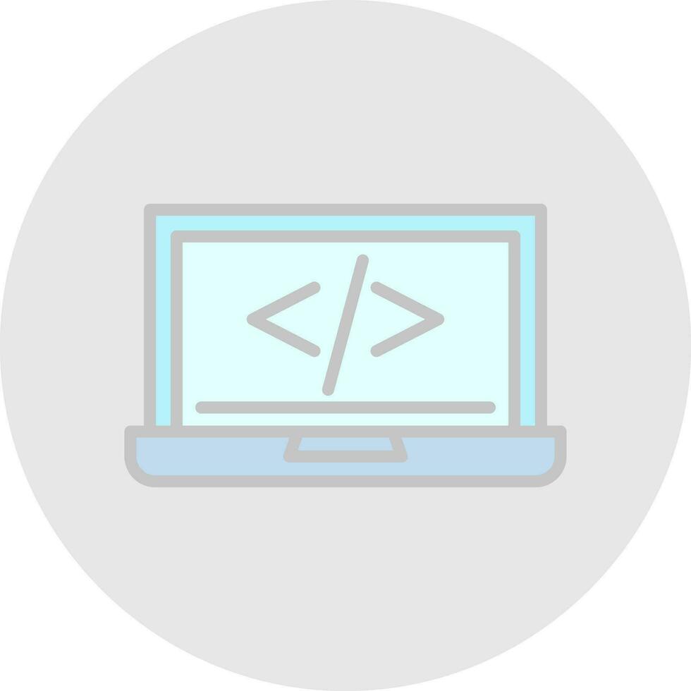 code programming Vector Icon Design