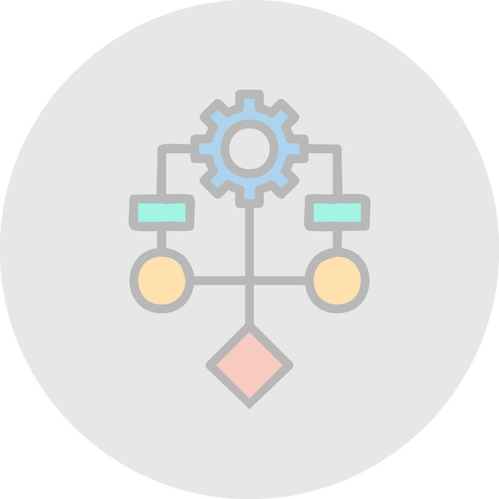 Algorithm Vector Icon Design