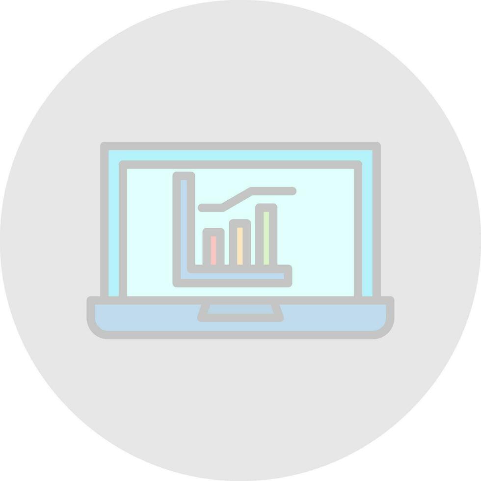 Analytics Vector Icon Design