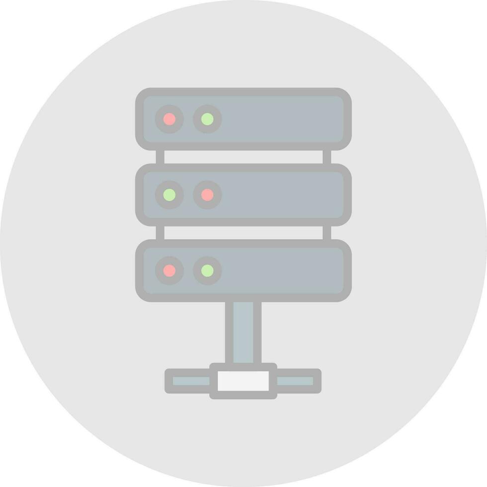 Server Vector Icon Design