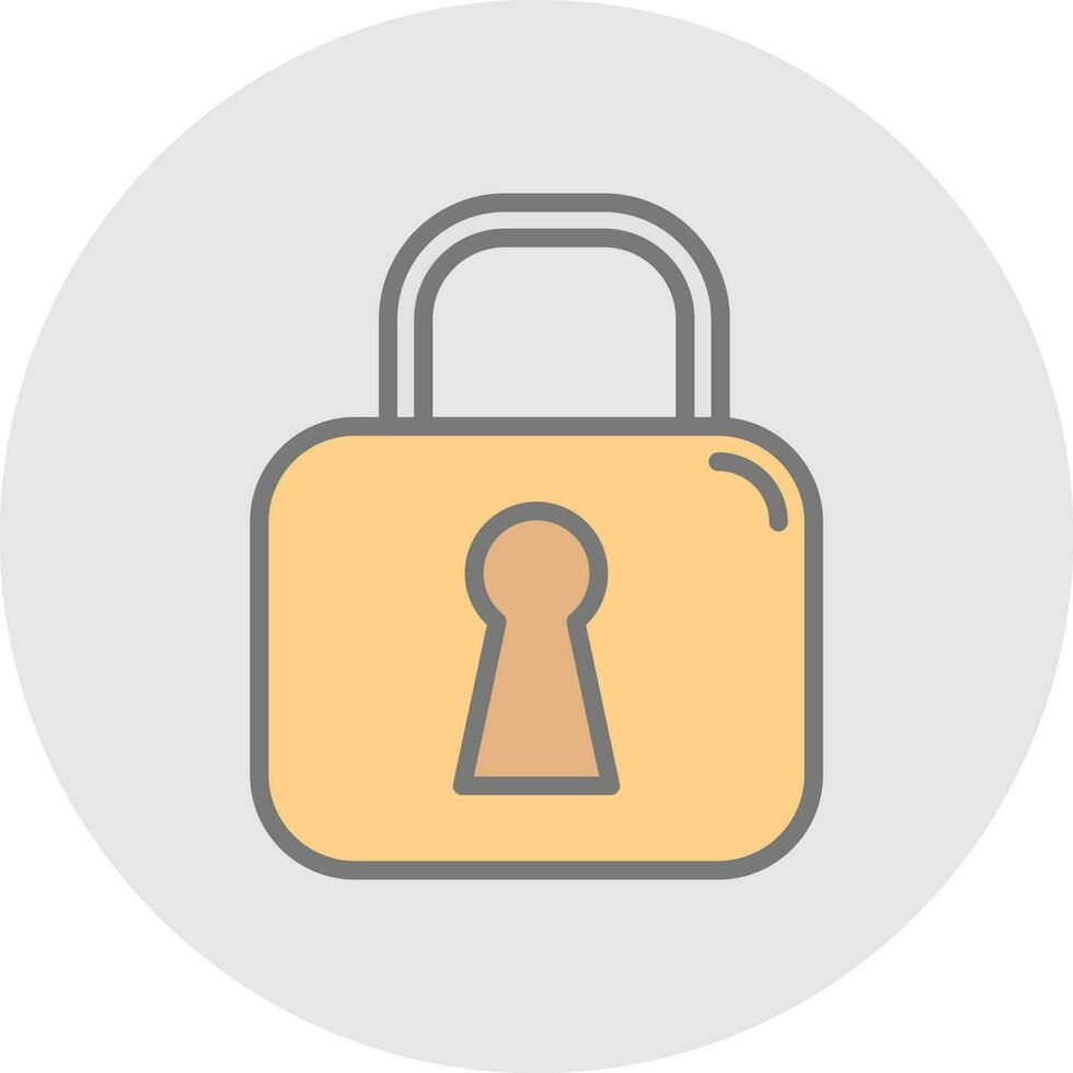Locked Vector Icon Design