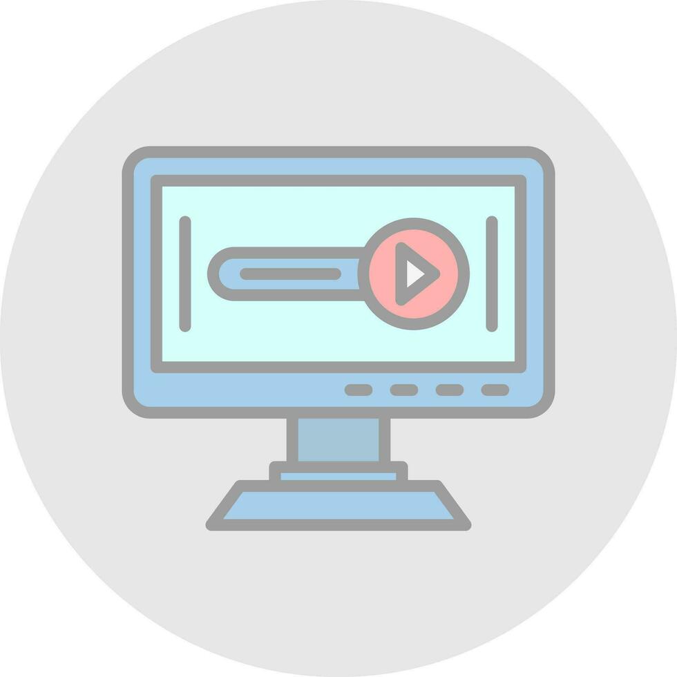Live stream Vector Icon Design