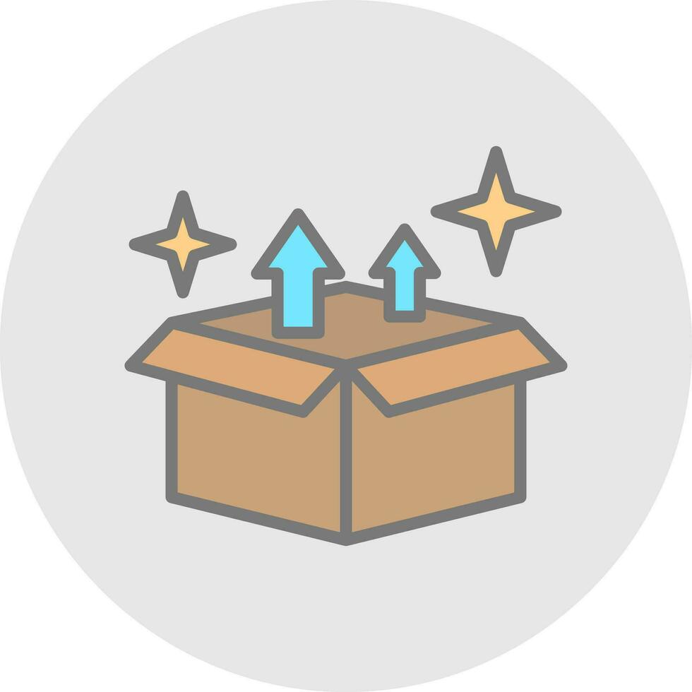 Unboxing Vector Icon Design