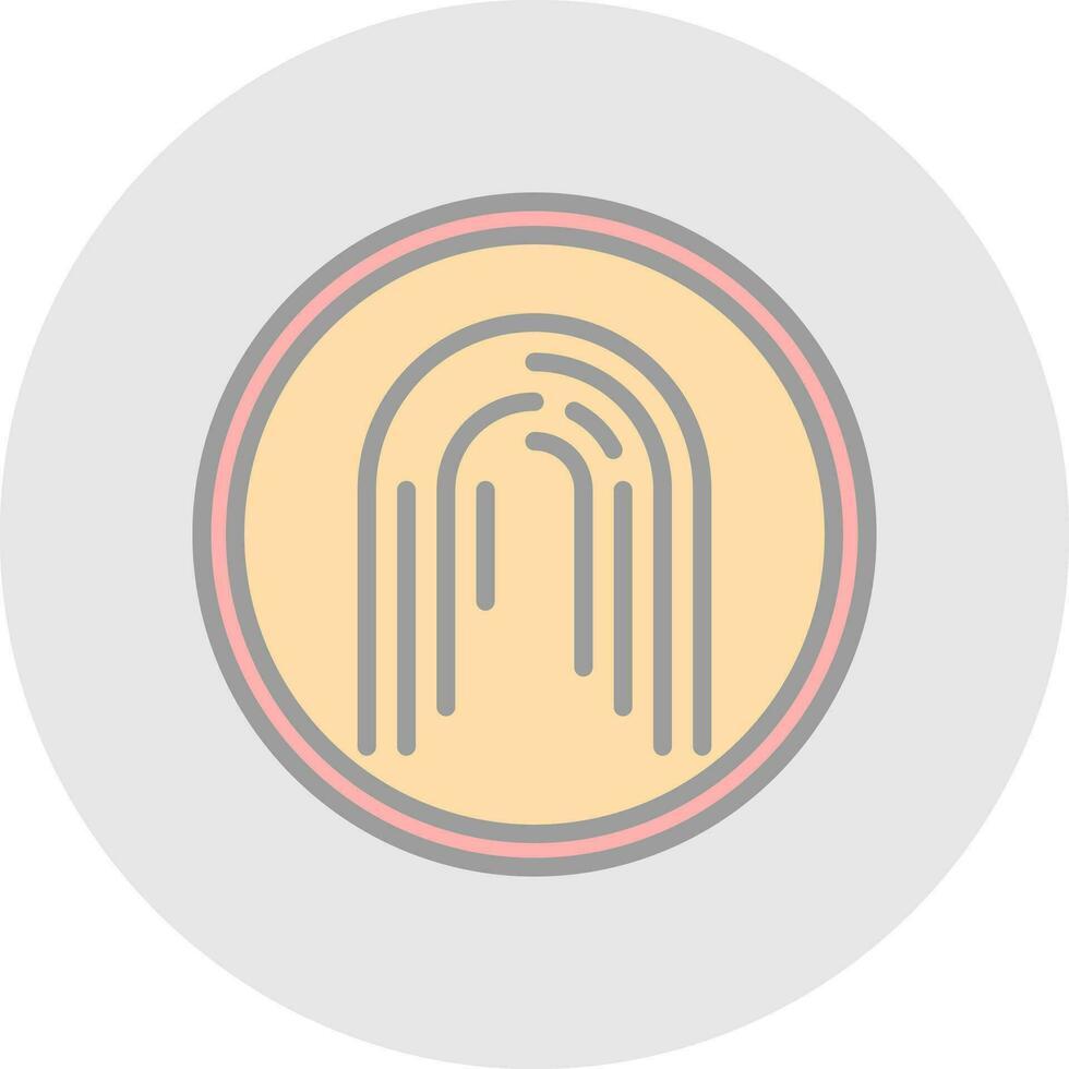 Finger print Vector Icon Design