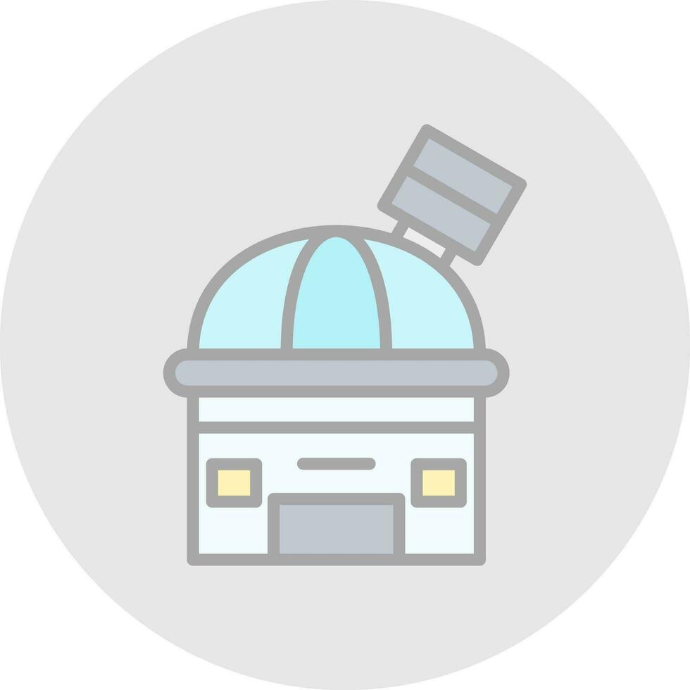 Observatory Vector Icon Design