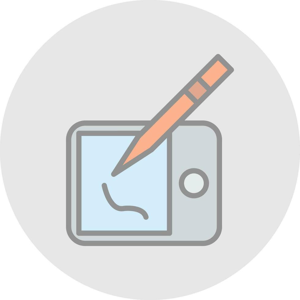 Drawing tablet Vector Icon Design