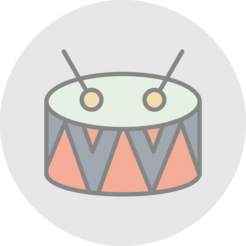 Drum Vector Icon Design