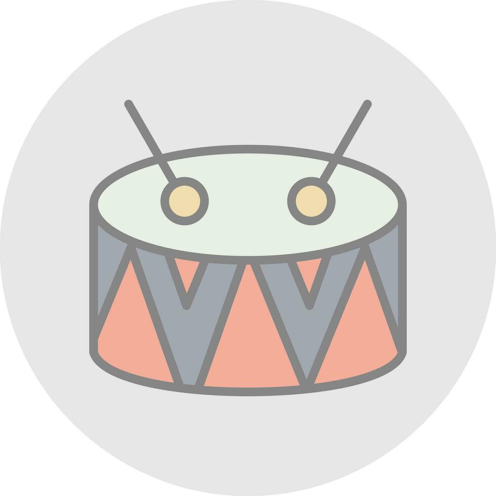 diseño de icono de vector de tambor