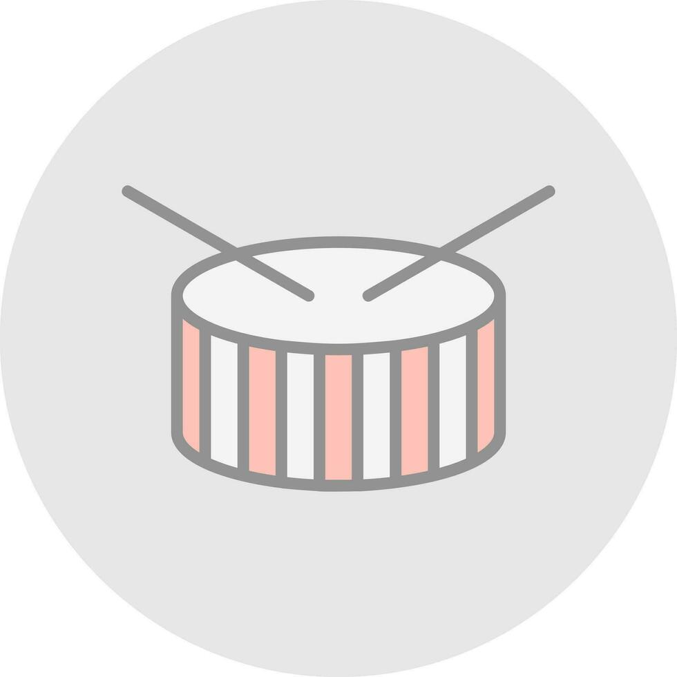 Drum Vector Icon Design