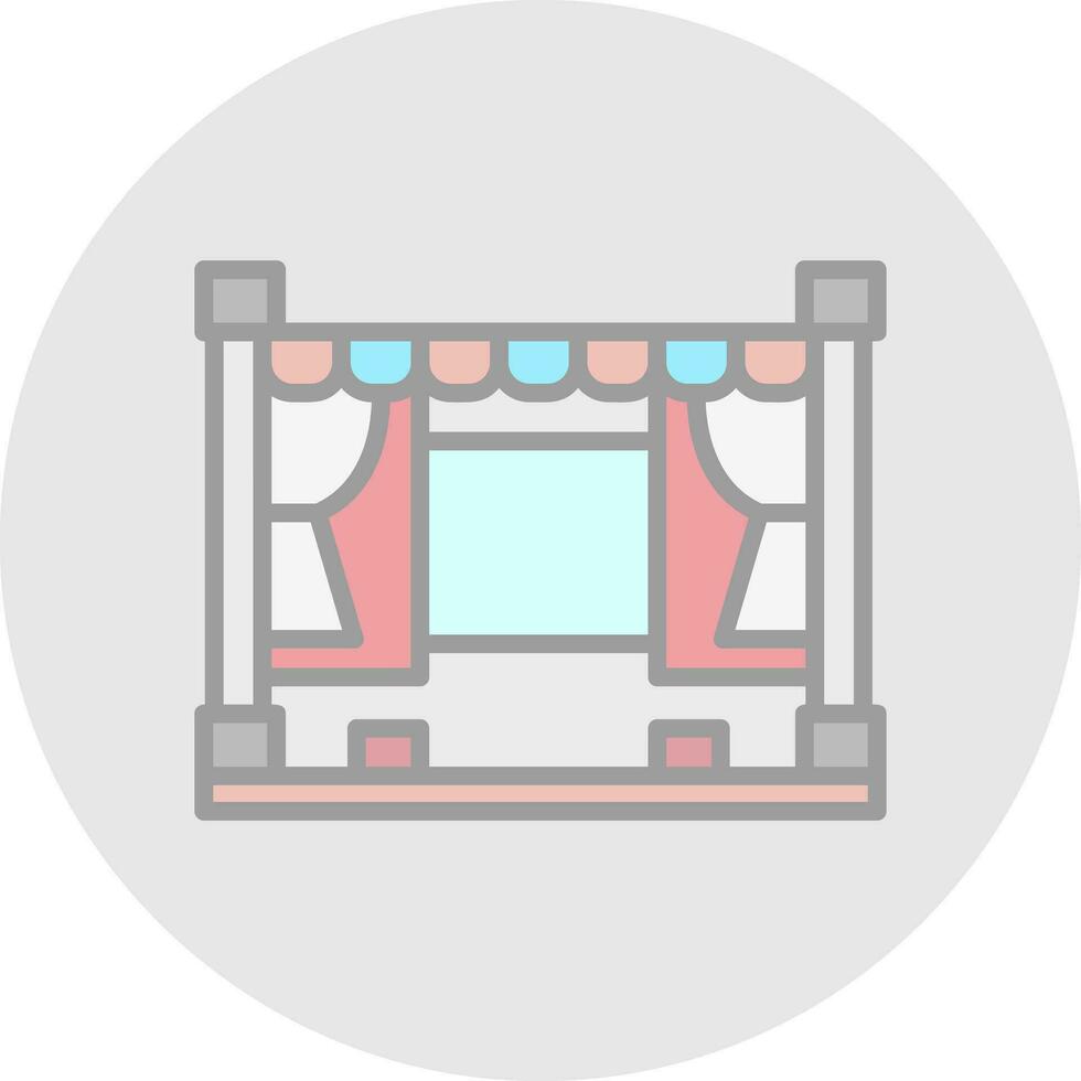 diseño de icono de vector de teatro