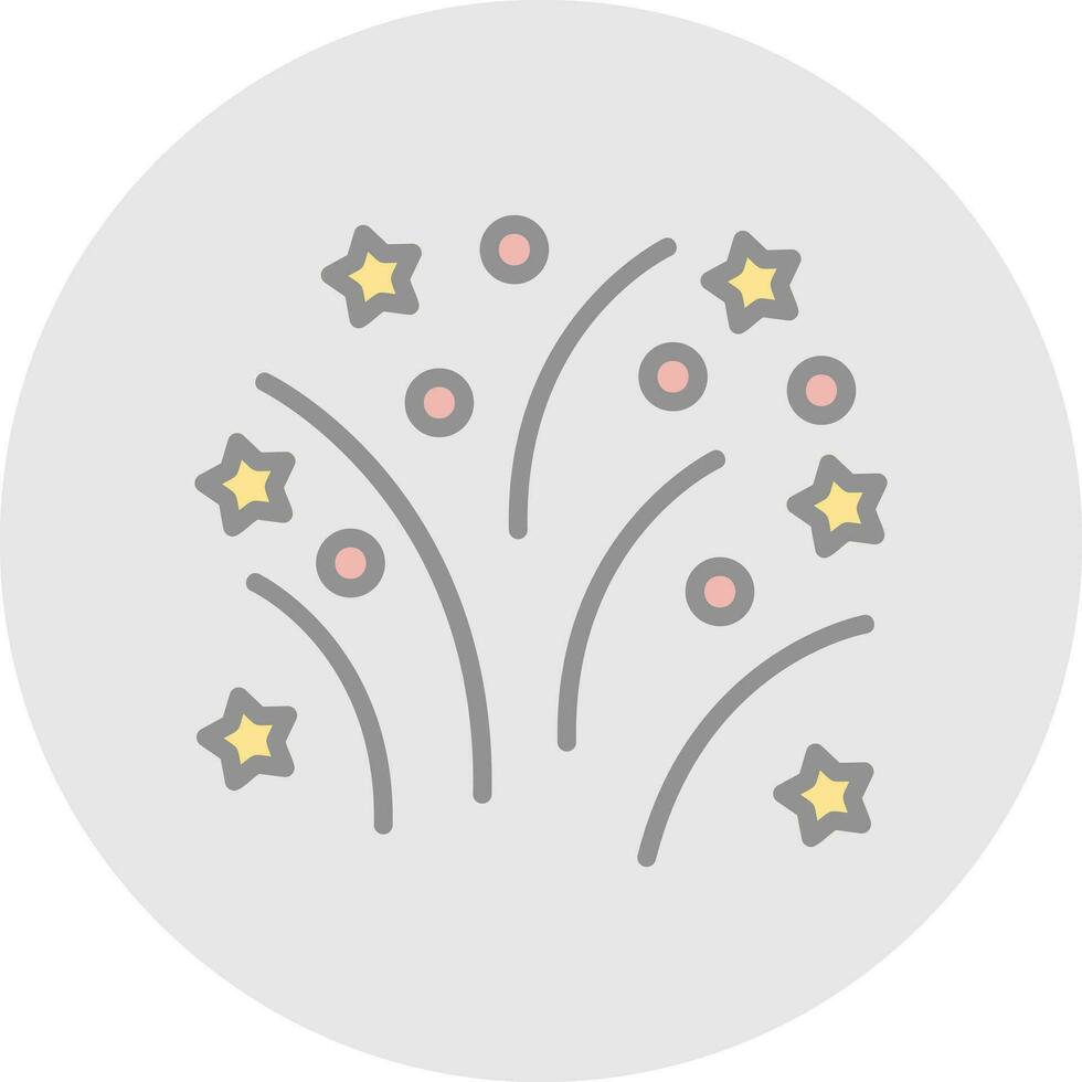 Fireworks Vector Icon Design